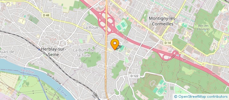 localisation de l'entreprise CRYSTAL GLASS  MONTIGNY-LES-CORMEILLES