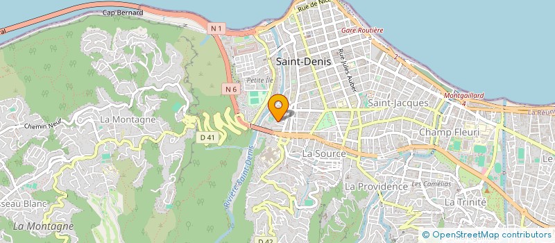 localisation de l'entreprise CRYSTAL HOLDING  SAINT-DENIS