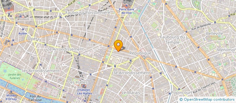 localisation de l'entreprise CRYSTAL LINE à PARIS