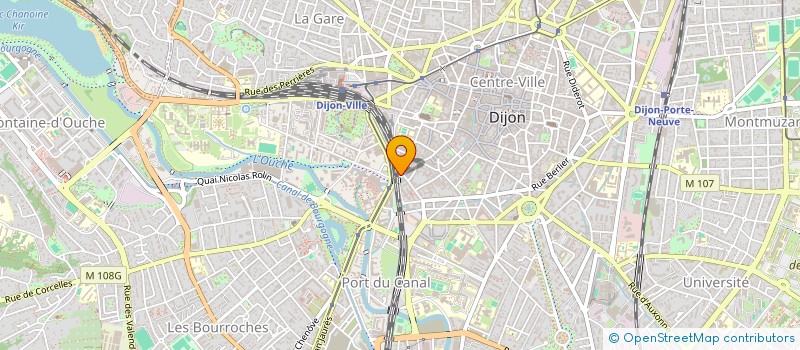 localisation de l'entreprise CRYSTAL MONGE à DIJON