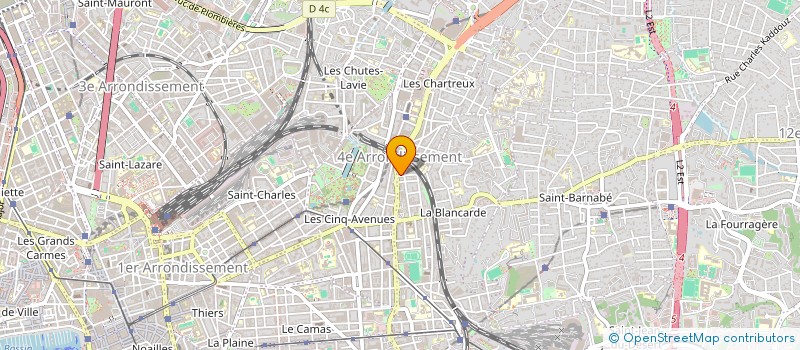 localisation de l'entreprise CRYSTAL MULTISERVICES à MARSEILLE