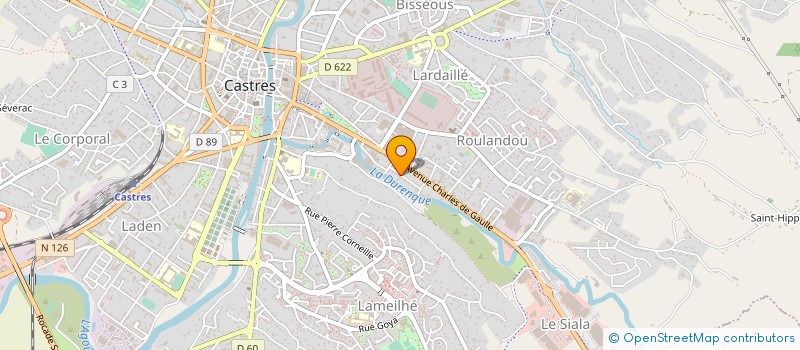 localisation de l'entreprise CRYSTAL MUSIC à CASTRES