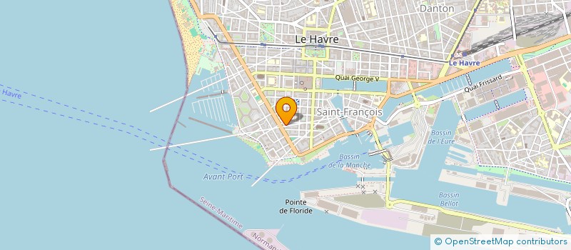 localisation de l'entreprise CRYSTAL NATURE à LE HAVRE