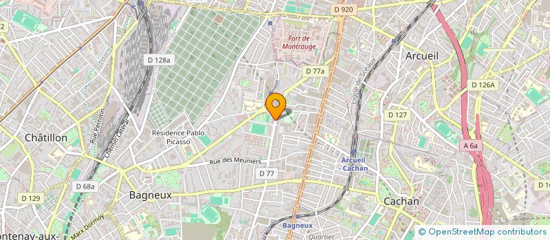 localisation de l'entreprise CRYSTAL NOIR à BAGNEUX