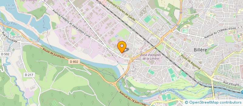 localisation de l'entreprise CRYSTAL PALACE à LONS