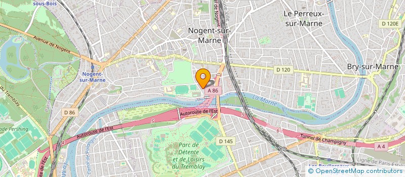 localisation de l'entreprise CRYSTAL PEER  NOGENT-SUR-MARNE