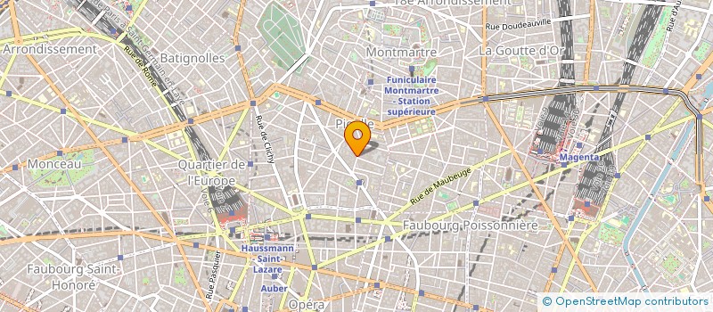 localisation de l'entreprise CRYSTAL PICTURES  PARIS