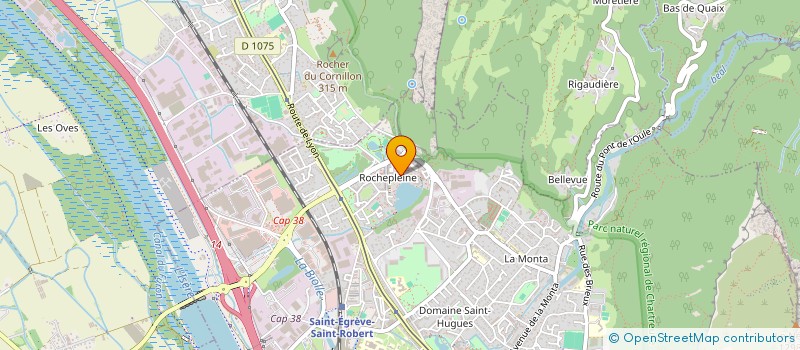 localisation de l'entreprise CRYSTAL SECRET  SAINT-EGREVE