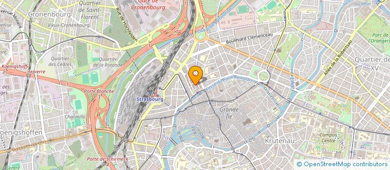 localisation de l'entreprise CRYSTAL TEAM à STRASBOURG