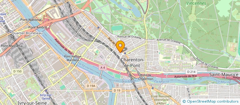 localisation de l'entreprise CRYSTAL TO à CHARENTON-LE-PONT