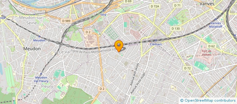 localisation de l'entreprise CRYSTALCHAIN à CLAMART