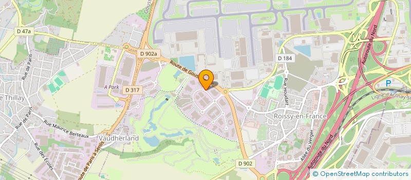 localisation de l'entreprise CRYSTALIS INVEST  ROISSY-EN-FRANCE