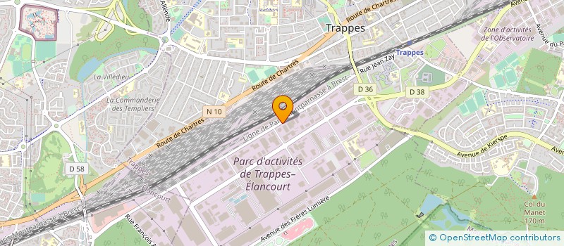 localisation de l'entreprise CRYSTALLI à TRAPPES