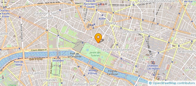 localisation de l'entreprise CRYSTALOE à PARIS