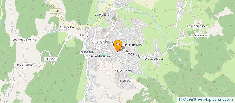 localisation de l'entreprise CRYSTEBAN  VILLARD-DE-LANS