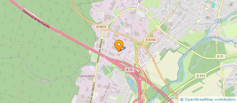 localisation de l'entreprise CRYZAL à VAL-DE-REUIL