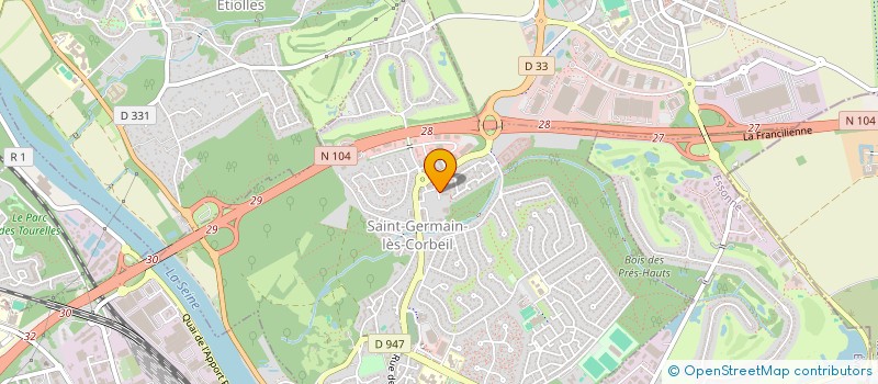 localisation de l'entreprise CRYZOTECH INFRA  SAINT-GERMAIN-LES-CORBEIL