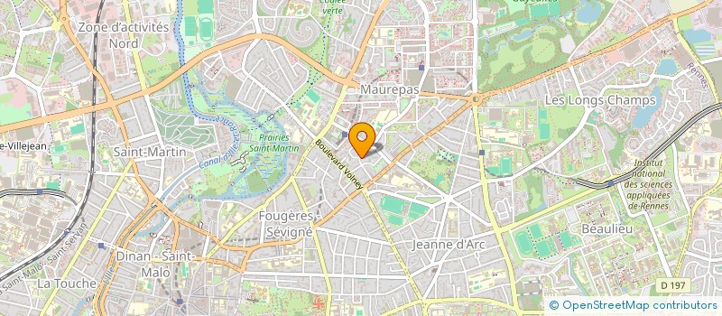 localisation de l'entreprise CS 22  RENNES