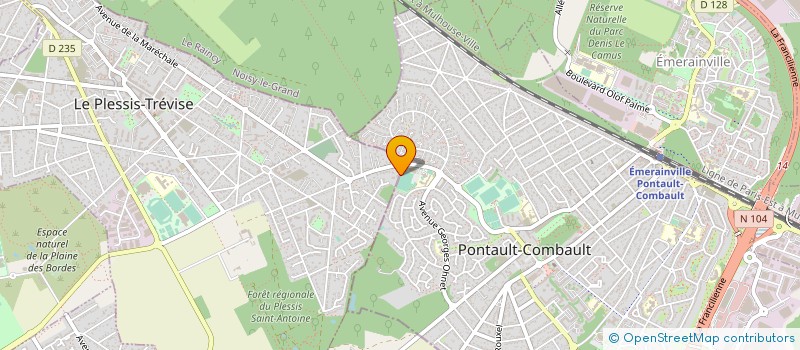 localisation de l'entreprise CS  LE PLESSIS-TREVISE