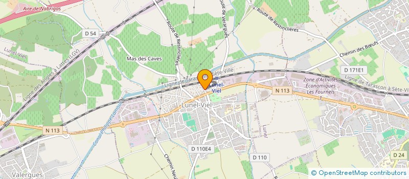 localisation de l'entreprise CS  LUNEL-VIEL