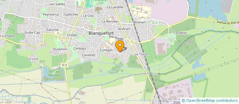 localisation de l'entreprise CS à BLANQUEFORT