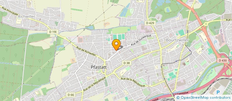 localisation de l'entreprise CS ADVANCE  RIXHEIM