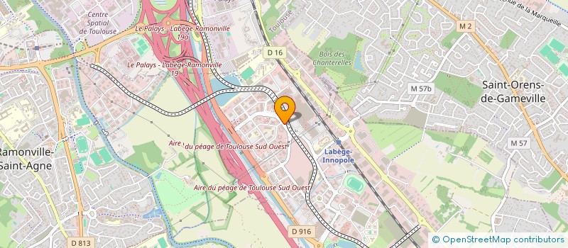 localisation de l'entreprise CS ANNEXLAB  LABEGE