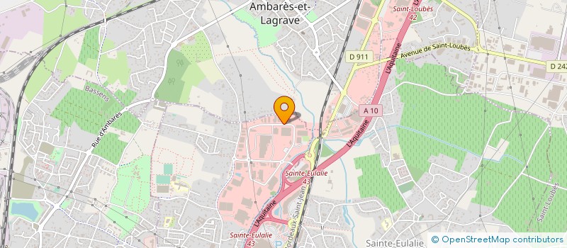 localisation de l'entreprise CS AQUITAINE33  CARBON-BLANC