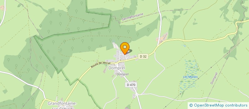 localisation de l'entreprise CS ASCENSEURS  DOMPREL