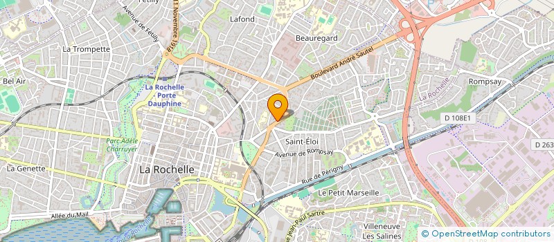 localisation de l'entreprise CS AUDIO  LA ROCHELLE