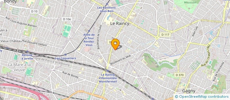 localisation de l'entreprise CS AUDITION à VILLEMOMBLE