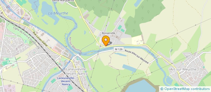 localisation de l'entreprise CS AUTOS  ART-SUR-MEURTHE