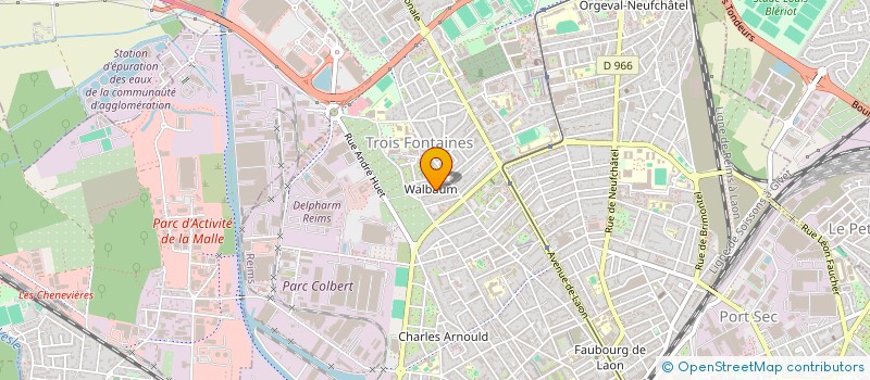 localisation de l'entreprise CS BATIMENT  REIMS