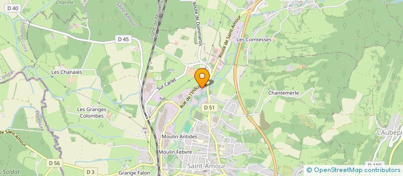 localisation de l'entreprise CS BRBP à SAINT-AMOUR