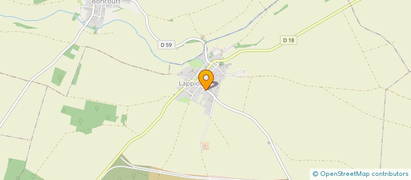 localisation de l'entreprise CS BTP 02 à SISSONNE