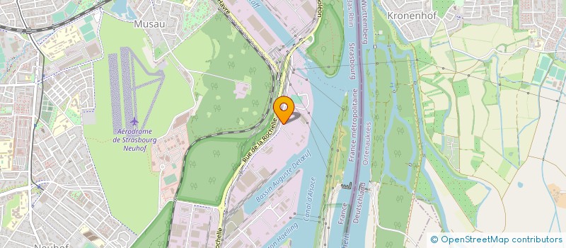 localisation de l'entreprise CS BTP 67 à STRASBOURG