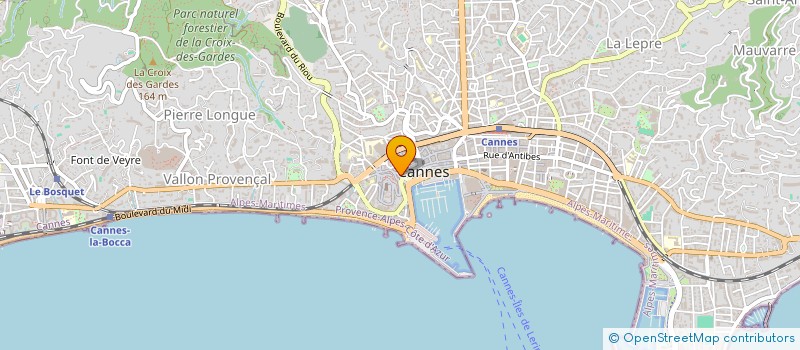 localisation de l'entreprise CS CANNES  CANNES