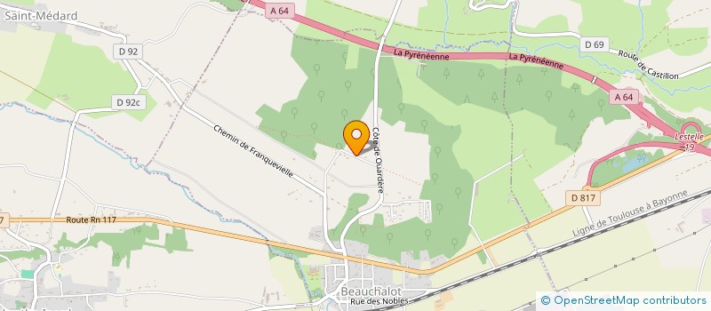 localisation de l'entreprise CS CEZAIRE  BEAUCHALOT