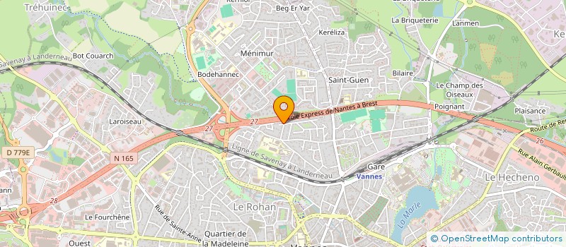 localisation de l'entreprise CS CHOCOLAT  VANNES