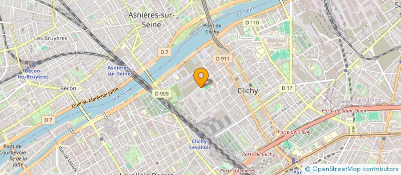 localisation de l'entreprise CS CLICHY TRIATHLON à CLICHY