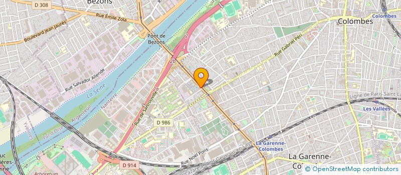 localisation de l'entreprise CS COLOMBES  COLOMBES