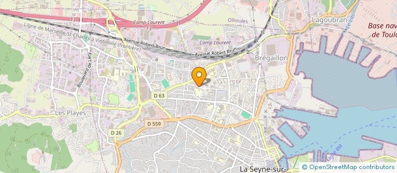 localisation de l'entreprise CS & COMPAGNIE à LA SEYNE-SUR-MER