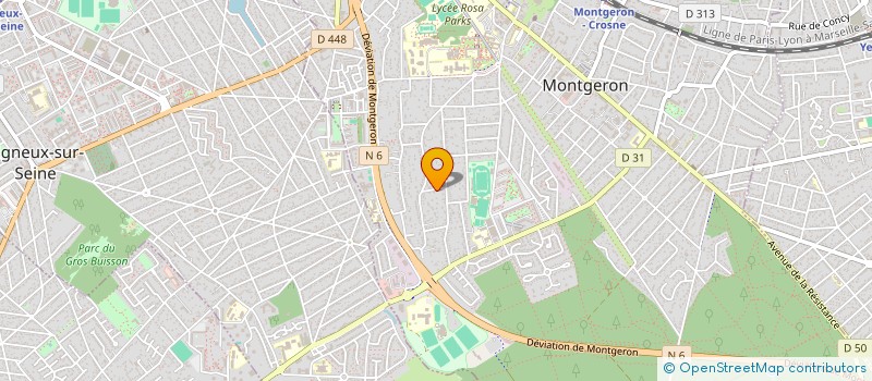 localisation de l'entreprise CS-COMPANY à MONTGERON
