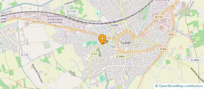 localisation de l'entreprise CS CONCEPT ALU à LUNEL