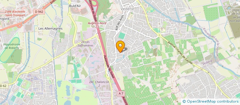 localisation de l'entreprise CS CONCEPTION  VEDENE