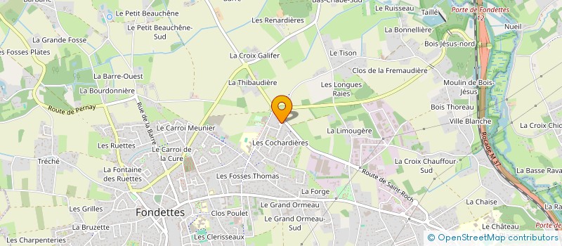 localisation de l'entreprise CS CONSILIUM  FONDETTES