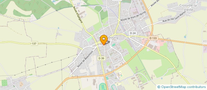 localisation de l'entreprise CS CONSTRUCTION à LE NEUBOURG