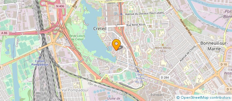 localisation de l'entreprise CS CONTROLCOM à CRETEIL