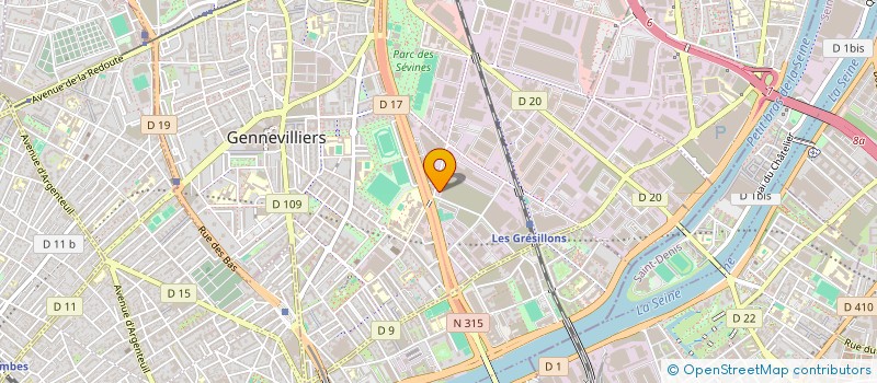 localisation de l'entreprise CS CONVENTION à GENNEVILLIERS