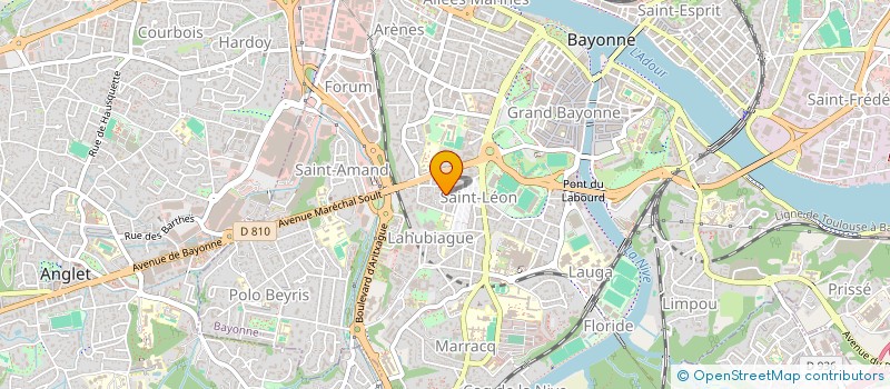 localisation de l'entreprise CS COOKING à BAYONNE